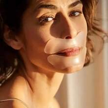 2PCS/Set Lip Patches Lip Wrinkle Pads For Smoothing Mouth Smile Fine Lines Wrinkles Face Lift Skin Care Patches - White - View 3