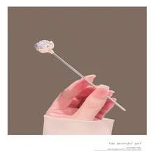 1 kẹp tóc hoa sen pha lê, phụ kiện tóc phong cách Trung Hoa thanh lịch, thiết kế tối giản hiện đại, phụ kiện tóc, kẹp tóc búi tóc, dụng cụ làm búi tóc, kẹp tóc tạo kiểu tóc, đồ dùng học tập, trang phục đi nghỉ cho phụ nữ - vừa chớm nở - Xem 13