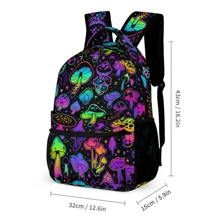 2024 New Fashion Backpack, High-Quality, Large Capacity, Lightweight, Adjustable Shoulder Strap, Ideal For Daily Use, Commuting, Unique Personalized Bag, School Backpack - Multicolor - View 3