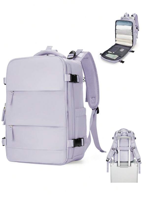 Mochila de viaje para llevar en cabina, resistente al agua, ligera, de gran capacidad, con tela de nylon, mochila para viajar, para negocios de corta distancia, para ordenador portátil de 15.6 pulgadas, adecuada para viajes de negocios, vacaciones escolares, viajes al aire libre, regalo para chicos, chicas y estudiantes, para hombres y mujeres, medida de 40x20x25 cm