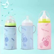 Funda calentadora de botella para automóvil con temperatura constante alimentada por USB, universal - Rosa - Ver 6