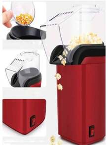 Electric Hot Air Popcorn Maker Oil-Free Popcorn Making Machine Minijoy - 紅色 - 查看 4