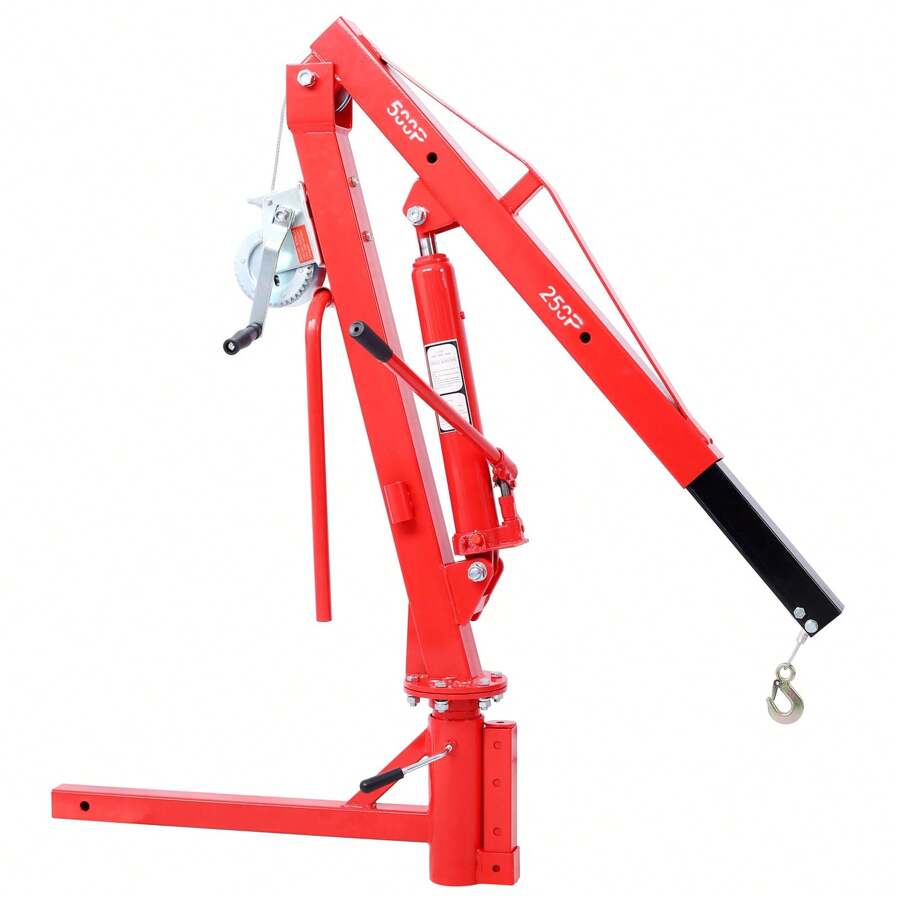 Yone jx je 500Lb Pickup Truck Hydraulic PWC Dock Jib Engine Hoist Crane