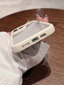 简单透明亚克力手机壳适用于 17 Pro Max/17 Pro/17 Air/17/16 Pro Max/16/16 Pro/16 Plus/16E/15/15 Plus/15 Pro/15 Pro Max/11/12/13/14 Pro Max/11 Pro/11 Pro Max/12 Pro/12 Pro Max/13 Pro/13 Pro Max/7 Plus/14 Pro/14 Pro Max/14 Plus 硬壳 - 白色 - 查看 11