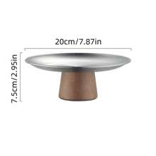 1入組帶底座的水果盤，高腳水果盤，桌面水果盤，甜點托盤，下午茶聚會高腳托盤