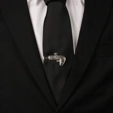 1pc Business Stylish Fish-Shaped Tie Clip, Suitable For Men's Daily Wear - Tie Clip - View 7