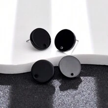 20入組女士亞克力糖果色鋼針耳環，時尚DIY珠寶製作組件和配件