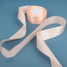 1 Roll 1/1.5/2/4cm Satin Ribbon, 22 Meters, Diy Handmade Rose Flower Material, Cake Box Packaging Ribbon, Flower Bouquet Wrapping, Gift Packaging Ribbon, - Width About 4cm - View 20