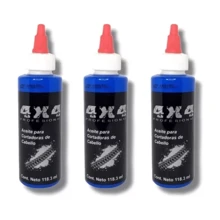 4x4 Aceite Lubricante Para Máquinas De Corte Cabello 3 Pzs - Azul - Ver 1