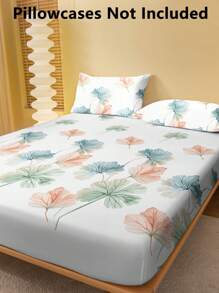 Sprei Pola Daun, Sprei Elastis Modern Untuk Kamar Tidur - MultiWarna - View 3