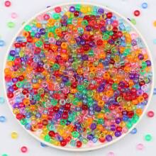 400pcs Acrylic Beads (0.6*0.9mm) Macaron Colored Horse Eye Shape Beads For Diy Bracelets & Necklaces, Jewelry Making Accessory - 400pcs - View 23