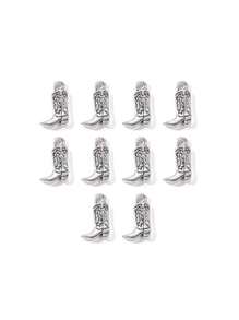 10件/套合金西靴DIY掛件