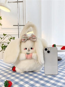 可爱水果娃娃手提包，卡通斜挎包，卡通可爱手提包，蓬松仿皮草单肩包，小号单肩包斜挎包