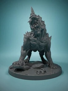 Warugo/Oni Clan Beauty/Rourazaak/Oni Clan Hero Miniatures，龙与地下城，适用于 Pathfinder 和其他棋盘游戏、BRPG、收藏家首选万圣节装饰 - 彩色 - 查看 7