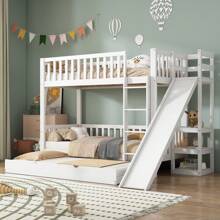Sweiko Kids Bed Frames, Headboards & Footboards - White - View 2