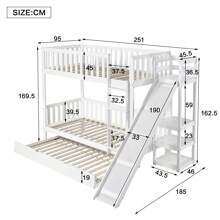 Sweiko Kids Bed Frames, Headboards & Footboards - White - View 8