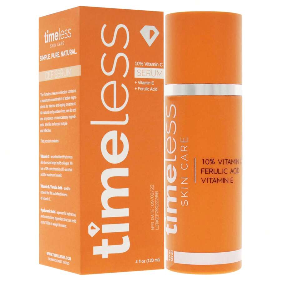 Timeless Vitamin C Plus E 10 Percent Ferulic Acid Serum By Timeless For
