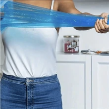 1 pieza Forro para cubos de pañales de 4,5 m, bolsa de basura, decoraciones y regalos para baby shower y familia - azul - Ver 3