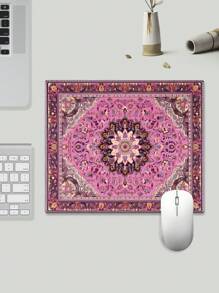 Pink Vintage  Rug Rectangular Mouse Pad - Soft, Smooth,  - Ideal For Office And Desk Use - Minimalist Style Perfect For Coasters - Ideal Gift - Multicolor - View 17