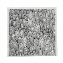 Water Wave Ripple Art Design Imprint Mold, Handmade DIY Soft Clay Jewelry Texture Making Embossed Stamp, Raised Relief Texture Effect