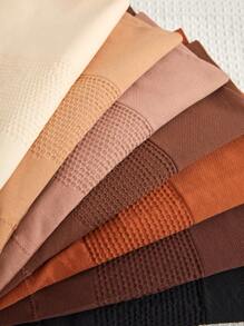 Phụ Nữ 7 Cái/gói Quần Lót Liền Mạch Eo Cao, Quần Lót Thoải Mái - Nhiều màu - Xem 4