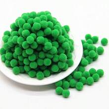 300入組(20g)波莫波平衡重球10mm，蓬鬆柔軟的1cm多色毛球高彈性PomPom創意手工藝補給品 - 彩色 - 查看 21