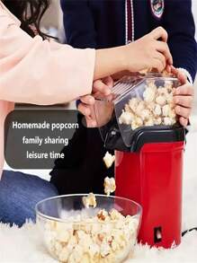 Electric Hot Air Popcorn Maker Oil-Free Popcorn Making Machine Minijoy - 紅色 - 查看 2