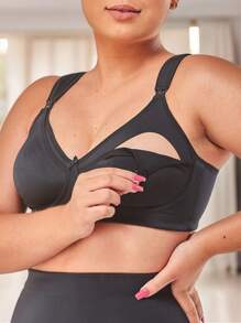 Plus Size Nursing Bras - 彩色 - 查看 6