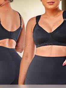 Plus Size Nursing Bras - 彩色 - 查看 2