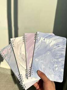 4pcs/1pc A5 Wire-Bound Notebook, Thick, Cute, Suitable For Students,School Supplies,Back To School - View 5