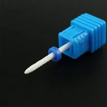 1 o 4 pezzi/set di teste di levigatura in ceramica per arte di unghie, strumenti per rimuovere le cuticole esfolianti, bastoncini per la cura delle unghie pre-trattamento, attrezzatura per manicure non dannosa, con custodia protettiva - Multicolore - Visualizzare 4