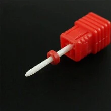 1 o 4 pezzi/set di teste di levigatura in ceramica per arte di unghie, strumenti per rimuovere le cuticole esfolianti, bastoncini per la cura delle unghie pre-trattamento, attrezzatura per manicure non dannosa, con custodia protettiva - Multicolore - Visualizzare 5