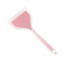 1PC Cooking Spatula Silicone Jade Burning Spatula Silicone Wide Frying Spatula Jade Burning Spatula Kitchen Utensils Silicone Spatula - Baby Pink - View 13