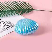 1個人魚主題迷你貝殼糖果盒，塑料小海貝禮盒，海洋主題生日會上的糖果盒，珠寶收納盒 - 彩色 - 查看 17