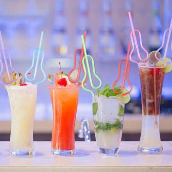 5 stuks leuke vrijgezellenfeestrietjes, geschikt voor vrijgezellenfeestdecoraties, bruidscadeaus, volwassenfeesten, nachtclubs, KTV, bars, decoratieve rietjes als kerstcadeau