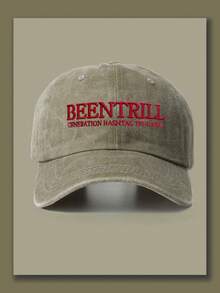 1入BEENRILL字母印花休閒棒球帽，帶彎邊，適用於春秋季戶外防曬帽，男女兼用，適合健行 - 彩色 - 查看 7