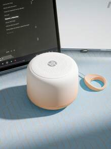 HP无线扬声器，多巴胺色扬声器，便携式户外扬声器，支持TF/Flax驱动单元数据读取，无线扬声器，无线5.3，震撼低音 - 充电式扬声器可实现更高音量和更长电池续航时间 - 米色 - 查看 6