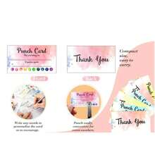 TYFYO Teacher Punch Cards 50 Pack (3.6 X 2 Inch) - Incentive Behavior Reward Card For Students, Teacher Awards For Business Classrooms