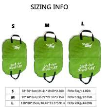 Portable Dog Mat Plush Pet Bed With Zipper And Handle, Detachable Washable Cover Suitable For Indoor And Outdoor Use For Small Medium Dogs - Green - View 3