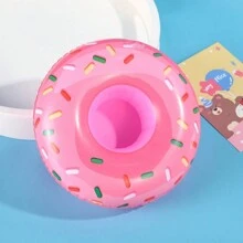 1pc Creative Inflatable Drink Holders, Floating Inflatable Cup Holders Beverage Coasters, Suitable For Pool Party Festival, Make Pool Parties Fun And Exciting With This Inflatable Drinks Holder!, Beach Essentials, Beach Accessories