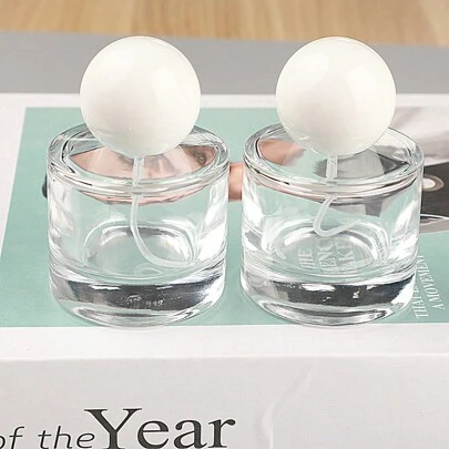 1pc 30ML Glass Spray Perfume Bottle, Portable Press-Type Empty  Bottle For Perfume Transfer