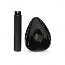 Ensemble de tasse de dosage de grains de café et de bouteille de pulvérisation, récipient de dosage en céramique/plateau de mesure à dose unique pour café ou thé, plateau de dosage de café en céramique avec vaporisateur à café expresso et cuillère, réduit l'électricité statique du café, accessoires à café expresso pour bar à café, retour à l'école