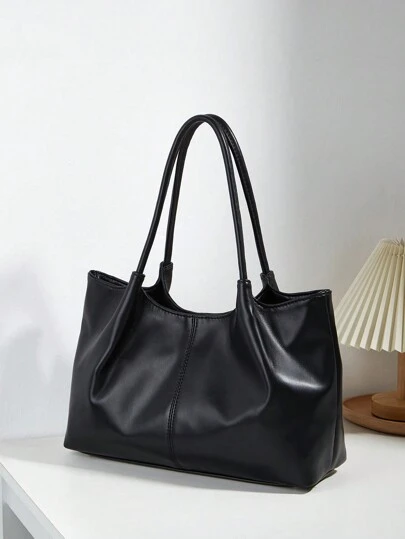 New Women's Tote Bag With Unique Design, Dual Handle, Large Capacity, Shoulder Bag For Casual And Everyday Use, Suitable For Holidays, Commuting, And Shopping