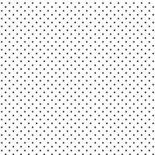 Tricoline Poá Per Meter Printed 100% Cotton - 1.5m Wide - Mikro Poá Putih - View 2