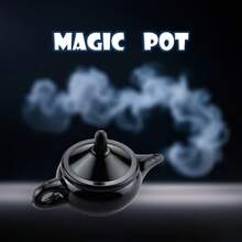 Magical Teapot, Unique Magic Props, Close-Up Magic To Liven Up The Atmosphere (Coins Not Included) - Black - View 2