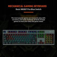 104-Key Gaming Keyboard, Full-Size Mechanical Keyboard, Blue Switches, Anodized Panel, Hot-Swappable Keycaps, With Kickstand, Entry-Level Gaming Peripherals, USB Connected Keyboard - Dark Grey - View 4