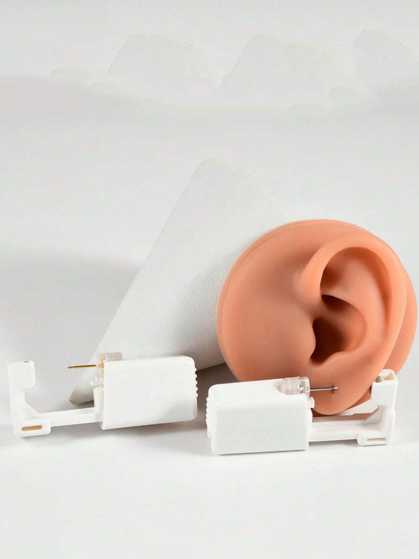 Ear Piercing Gun Butterfly Crystal Disposable Disinfect Safety Earring