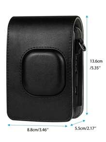 Protective Case Compatible With Instant Mini Liplay Hybrid Instant Camera And Printer, Soft PU Leather Bag With Removable/Adjustable Shoulder Strap Travel Digital Camera School College Back To School Camera Case Camera Bag Cannon Dorm Power Bank