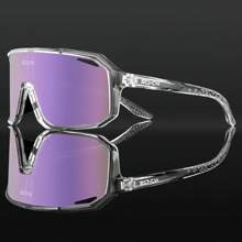 SCVCN Transparent Frame Bike Cycling Glasses MTB Mountain Road Racing Equipment Men Women Outdoor Sport Glasses Bicycle Hiking Driving Fishing Golf Accessories Travel Camping Glasses Street Photography Decorations - 無色 - 查看 17