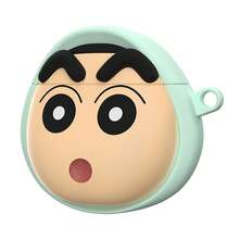 CRAYON SHINCHAN 蠟筆小新TWS無線耳機 ENC 遊戲耳機入耳式立體聲，配備專屬矽膠保護套 - 綠色 - 查看 7